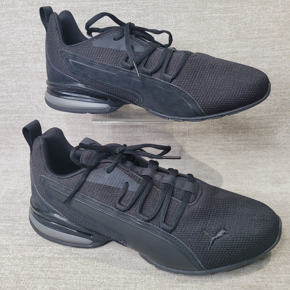 Puma Axelion NXT Mens Size 11 Running Shoes Black 376966-02 Mesh Athletic EUC